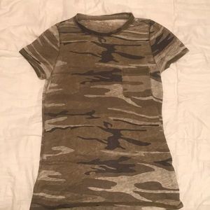 Camo tee shirt